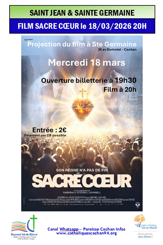 Projection Paroissiale du film SACRE COEUR