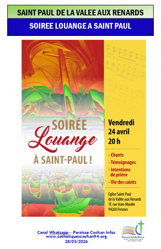 Soiree Louange à Saint Paul