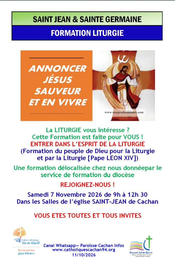 Formation Liturgie à SAINT JEAN